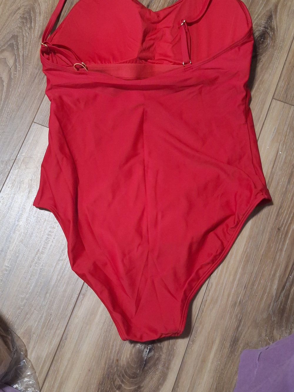 Quince Italian Cami One-Piece Swimsuit Cherry S NWT - Picture 4 of 4